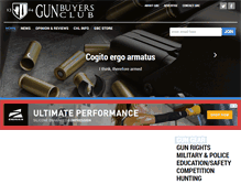 Tablet Screenshot of gunbuyersclub.com